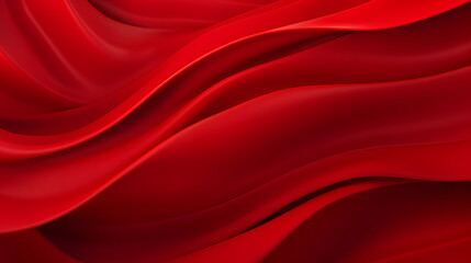 Obraz premium Red waved background with a wavy pattern, Chinese New Year festivities, striped compositions, circular shapes, 2D red pattern with waves, minimalist color palette, Chinese wallpaper.