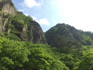 Mountainous area in kroea