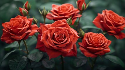 Fototapeta premium bunch of roses