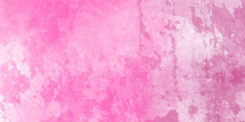 Pink watercolor background for textures. Pink toned blank and abstract vintage texture. Grunge texture with abstract light pink and white colors background. Pink wet abstract paint leaks and splashes 