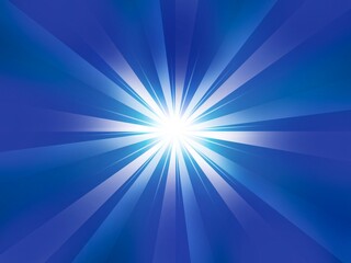 Abstract blue radial speed light line background, light beam,  motion, explosion, anime style