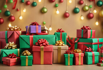 christmas presents / birthday presents / gifts / celebration time