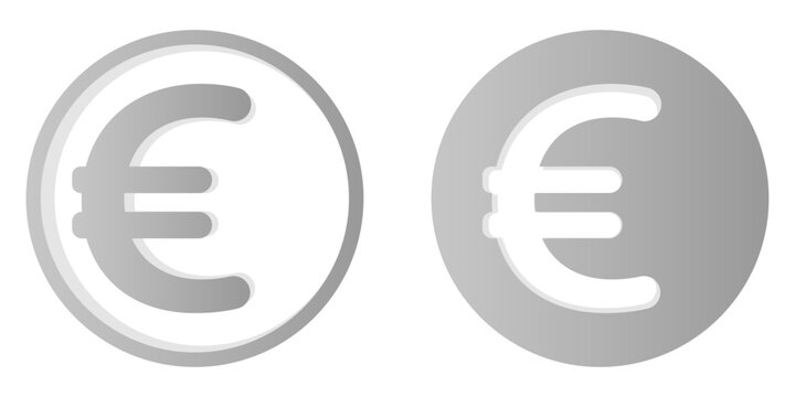 10 Euro sign icon. EUR currency symbol. Stock Vector by