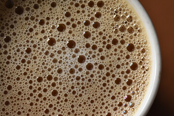 close up of coffee cup