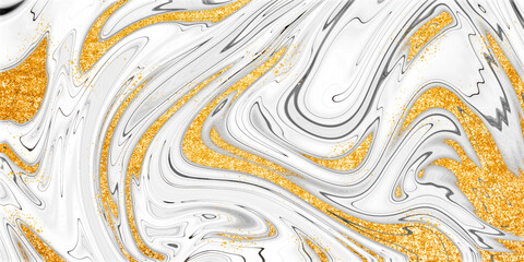Marble with gold texture background vector illustration