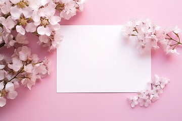 Fototapeta premium Wedding invitation frame set; flowers, leaves, watercolor, isolated on white. Sketched wreath, floral and herbs garland. Watercolour style, nature art. generative ai