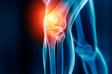 Knee Joint Injury X-ray Examination, Leg Problem