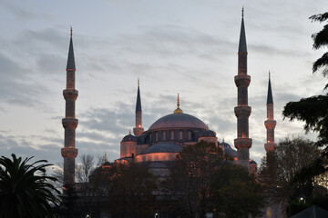 Famous Blue Mosque Sultanahmet in Istanbul, Turkey - 710865999