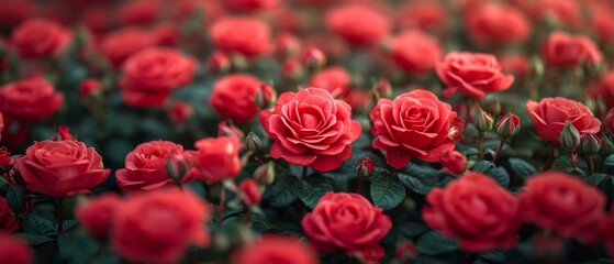 red roses for valentine's day, website banner