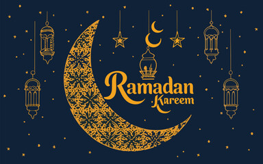 Ephemeral Elegance: Ramadan Kareem in Hand-Drawn Style