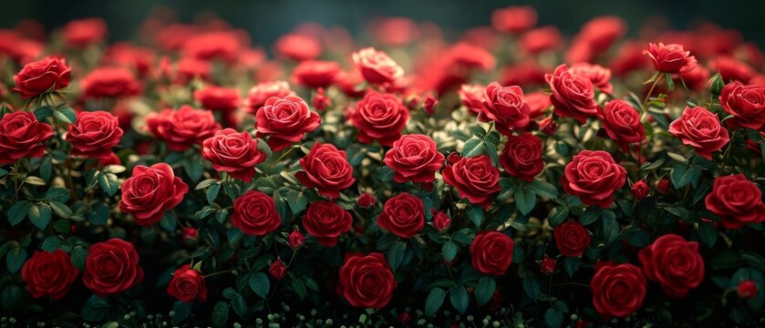 Red Roses Banner