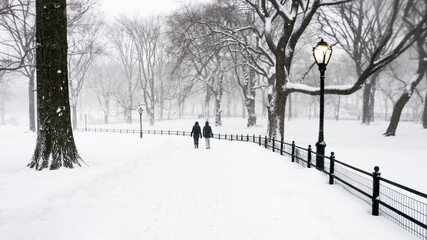 Winter Walk in Central Park