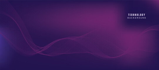 Abstract digital technology futuristic blue pink background.