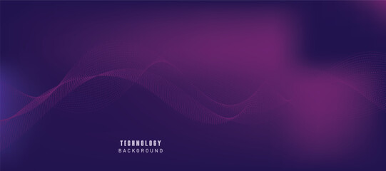 Abstract digital technology futuristic blue pink background.