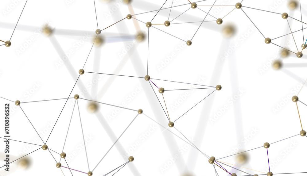 Poster Big data visualization background.Abstract technology