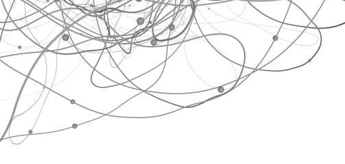 Falling cyber particles. Big data stream. 3d