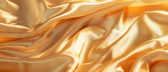 Fototapeta premium gold Fabric silk Texture background ,silk Texture Texture, can be used for website design Backgrounds, Banners, and Sliders. 