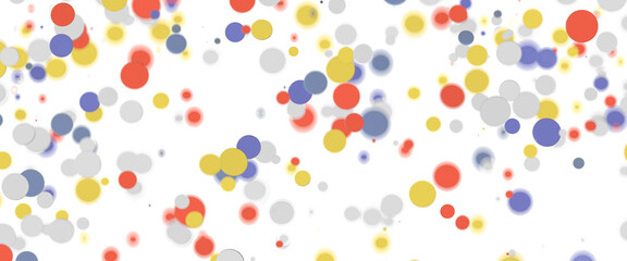 Confetti, paper triangle on the floor, fancy, colorful, celebration party