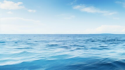 Fototapeta na wymiar waves flow ocean background illustration serene peaceful, tranquil blue, sea tide waves flow ocean background