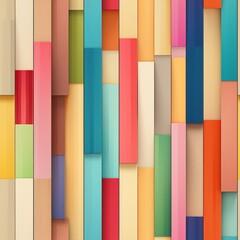 Vibrant rainbow striped seamless pattern with playful and visually striking arrangements