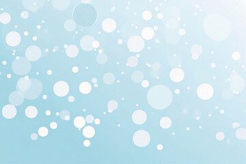 Abstract bokeh background with soft blue and white  gradient.