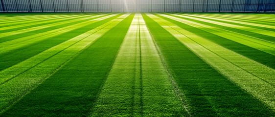 Fresh green grass for football sport, football field, soccer field, team sport texture	