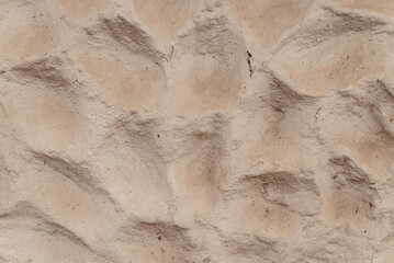 beige Plastered Brick Wall Texture. Brick Wall Seamless Surface.