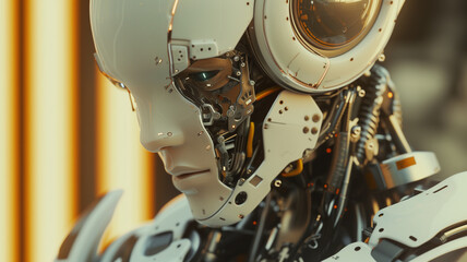 Fototapeta premium Futuristic robot