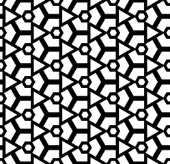 Black seamless abstract pattern. Overlay for background and backdrop. Ornamental design. PNG graphic illustration with transparent background.