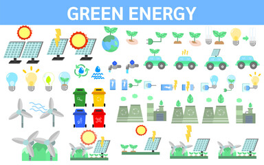 green energy Vector illustration