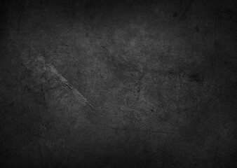 Textured grunge dark black concrete wall background