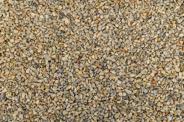 crushed stone poured on the ground as a background 2