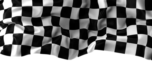 Fototapete Rund Auto sport grid flag background © vegefox.com