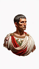 Julius Caesar: A Stately Portrait of Rome's Illustrious Leader - obrazy, fototapety, plakaty
