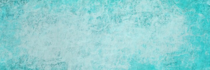 Blue green background texture, Easter or spring pastel light blue green color with old vintage grunge paper texture, blue and white background - obrazy, fototapety, plakaty