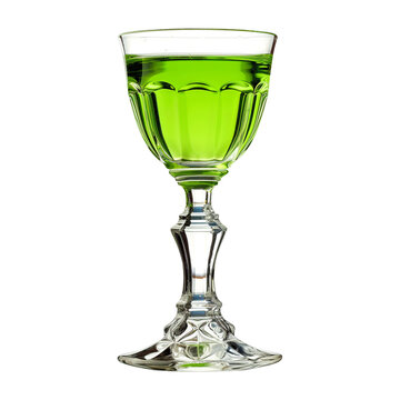 Absinthe on transparent background