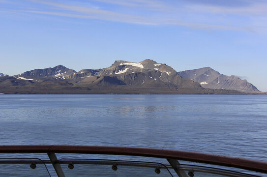 la vue du bord du bastingage