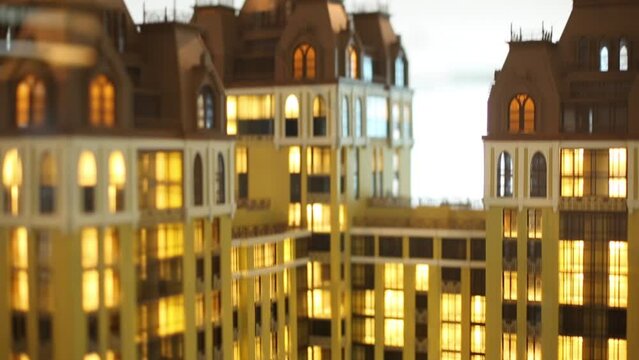 Layout of the residential complex from construction company.