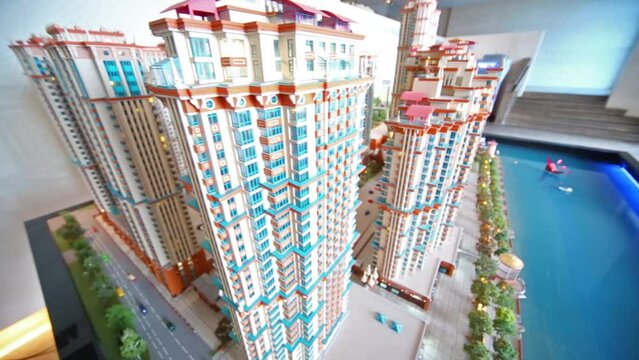 Layout project Alye Parusa from Donstroy company.