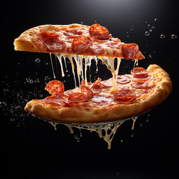 Delicious Floating Pizza