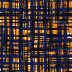 Abstract handmade seamless graphic pattern.