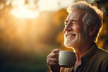 person drinking coffee