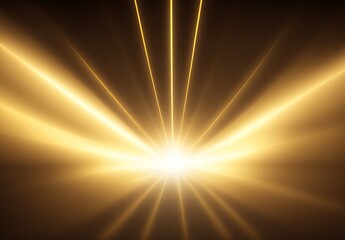 Naklejka premium Abstract glowing gold vertical lighting lines on dark background with lighting effect and sparkle with copy space for text. Luxury design style. Vector illustration 