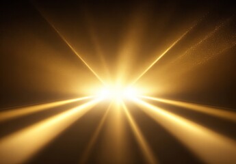 Obraz premium Abstract glowing gold vertical lighting lines on dark background with lighting effect and sparkle with copy space for text. Luxury design style. Vector illustration 
