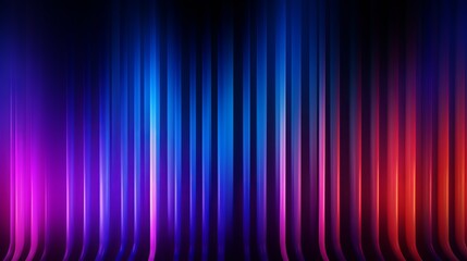 Neon lights that create an abstract gradient