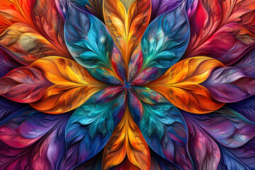  mesmerizing kaleidoscope of vibrant colors and intricate patterns.