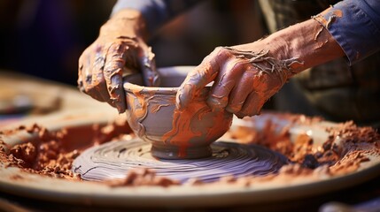 Fototapeta na wymiar The Art of Pottery