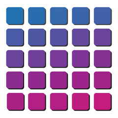 vector illustration of color palate and color swatches