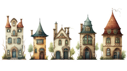 Obraz premium An old American single-family house, poor conditions, isolated