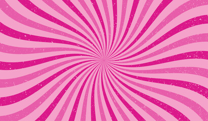 Sun ray groovy. Sun rays background. Radial burst. Sunburst pattern. Beams line. Radiate sunlight. Comic effect texture. Retro pop art stripe. Starburst vintage. Round line. Vector illustration